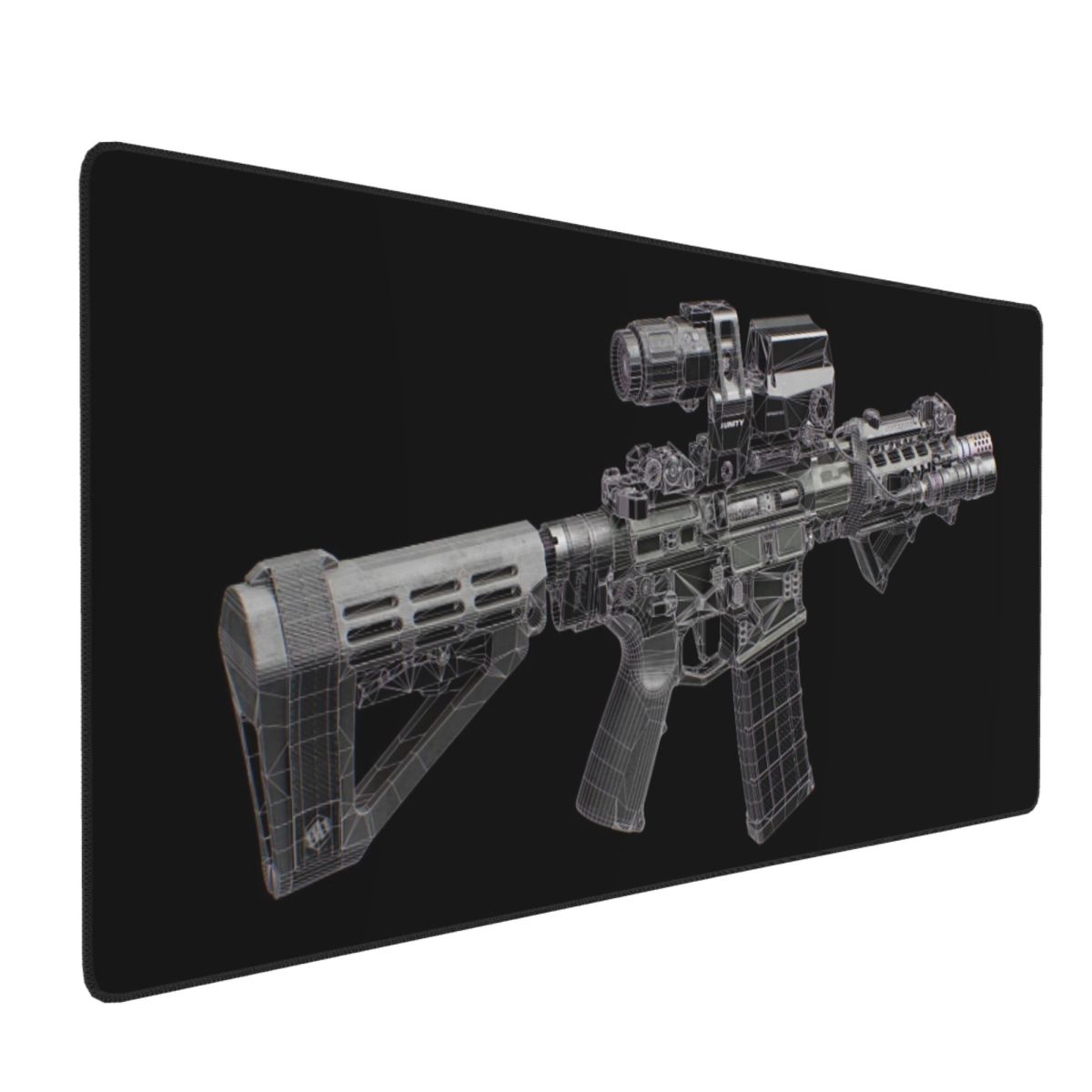 Gaming Accessories Drawing - Grand tapis de souris avec dessins