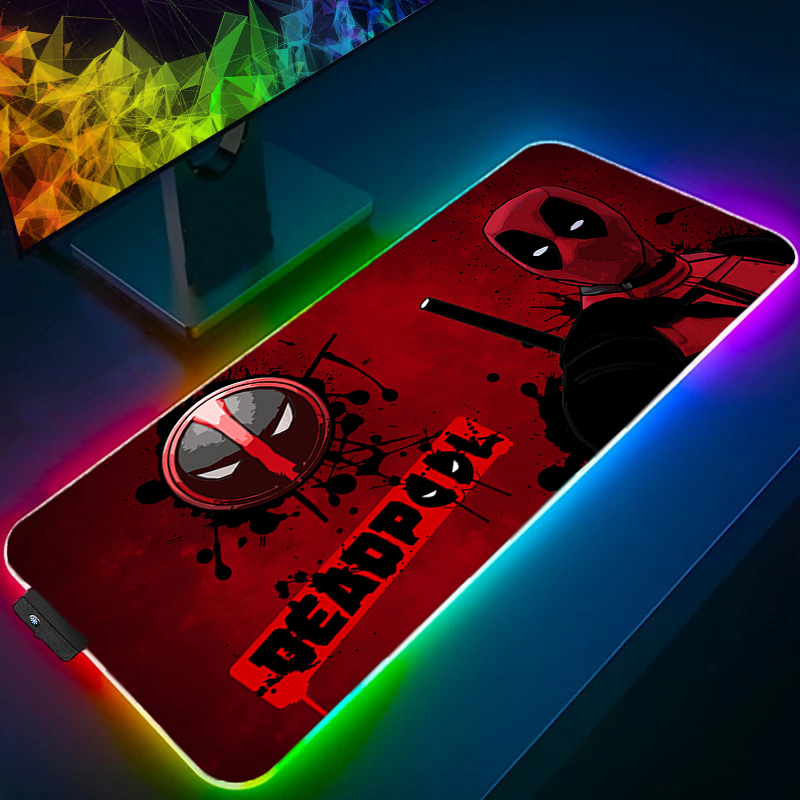 Gaming Accessories For Pc - LED tapis de souris jeu rétro-éclairage