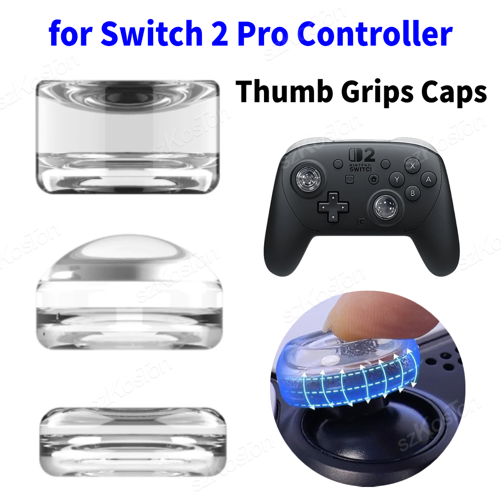 Gaming Accessories Nintendo - Capuchons de poignées de pouce transparents