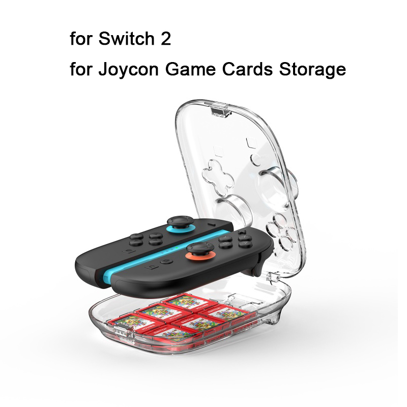 Gaming Kit Accessories Nintendo Switch - Étui de protection transparent pour Joycon