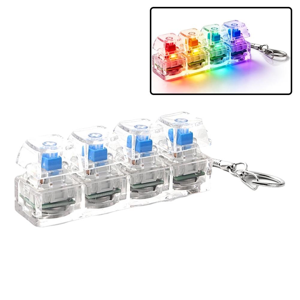 Keyboard Switch Tester - Porte-clés LED lumineux, testeur de commutateurs