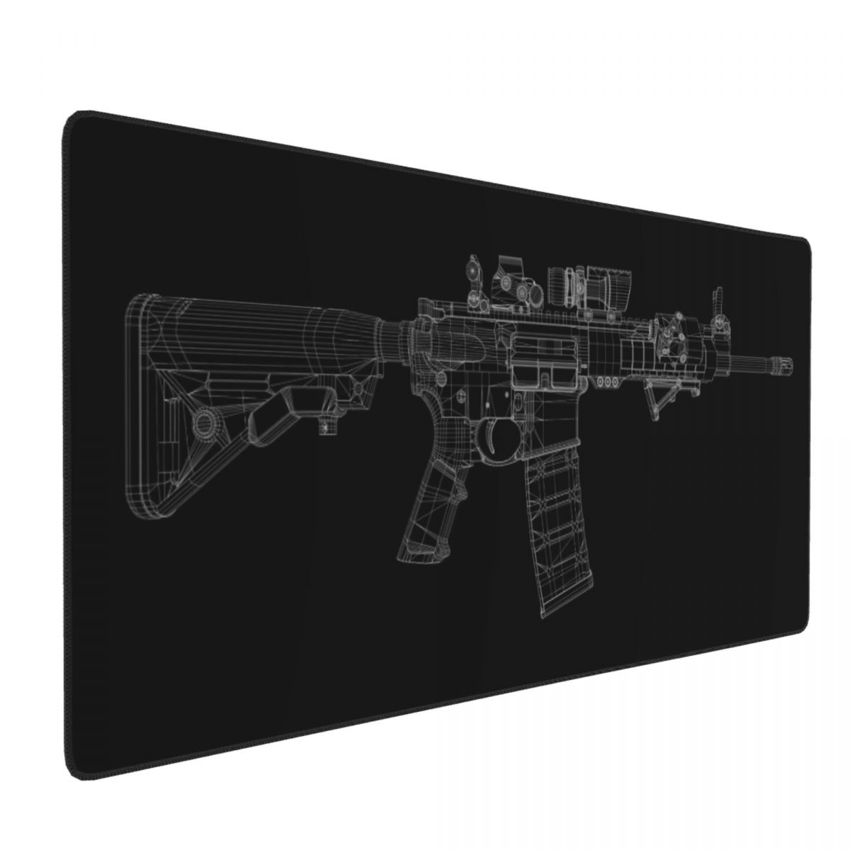 Gaming Accessories Drawing - Grand tapis de souris avec dessins