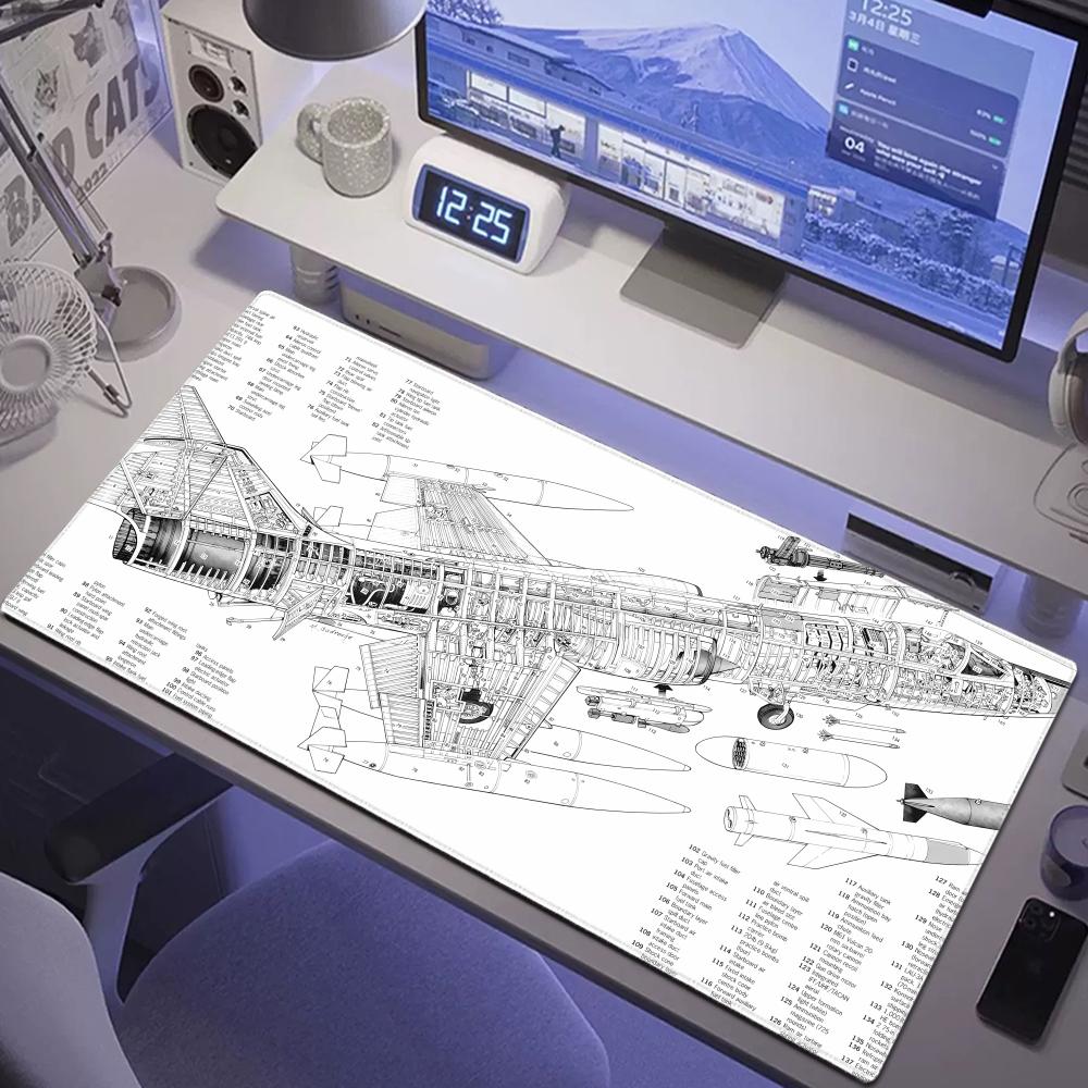 Gaming Accessories Drawing - HYBXAXC Tapis de souris de jeu