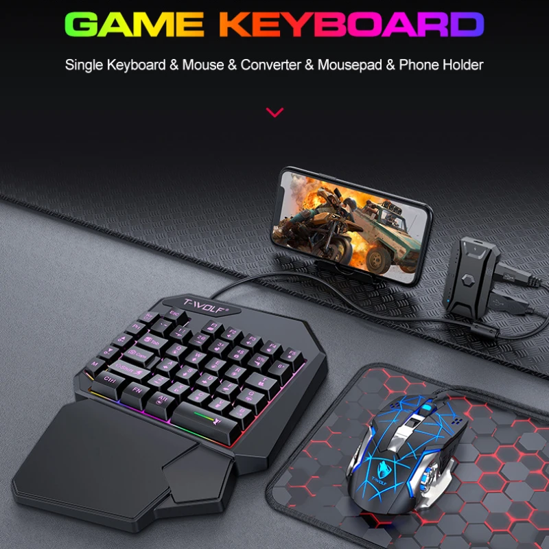 T-WOLF TF900 ensemble de trône - Gaming Accessories For Your Phone avis et prix