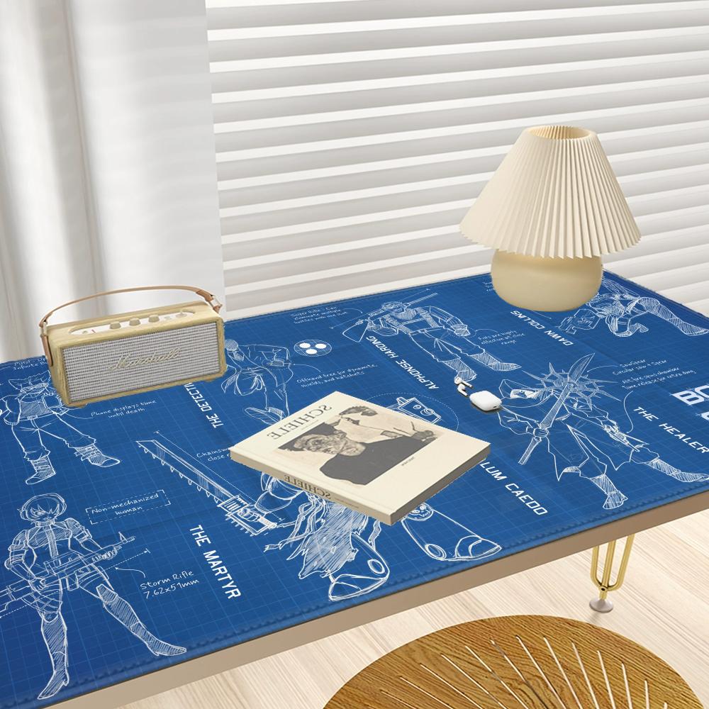 Grand tapis de souris noir pou - Gaming Accessories Drawing avis et prix