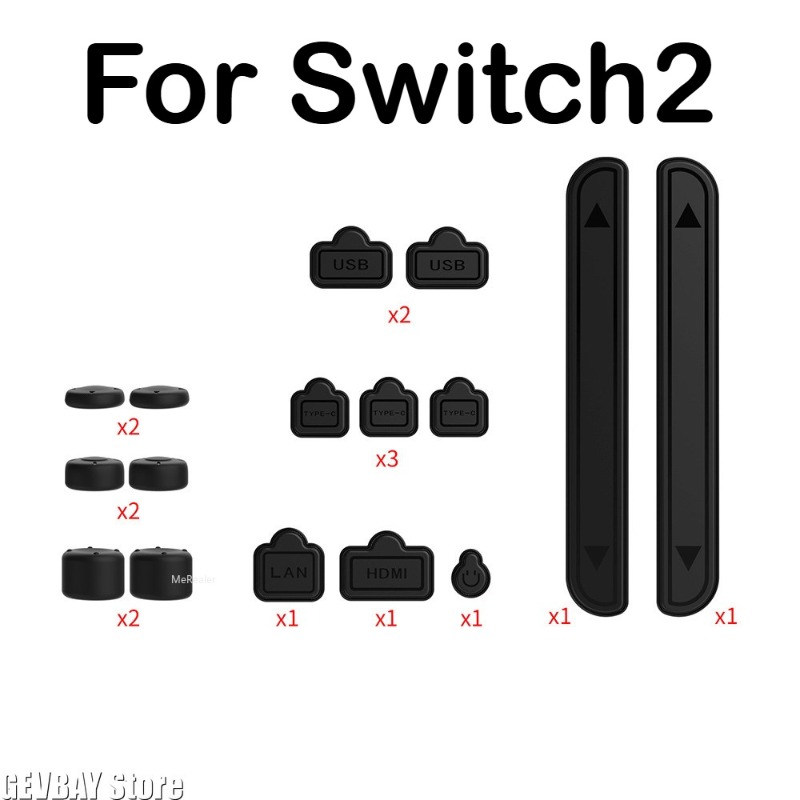 Bouchons anti-poussière en sil - Gaming Kit Accessories Nintendo Switch avis et prix