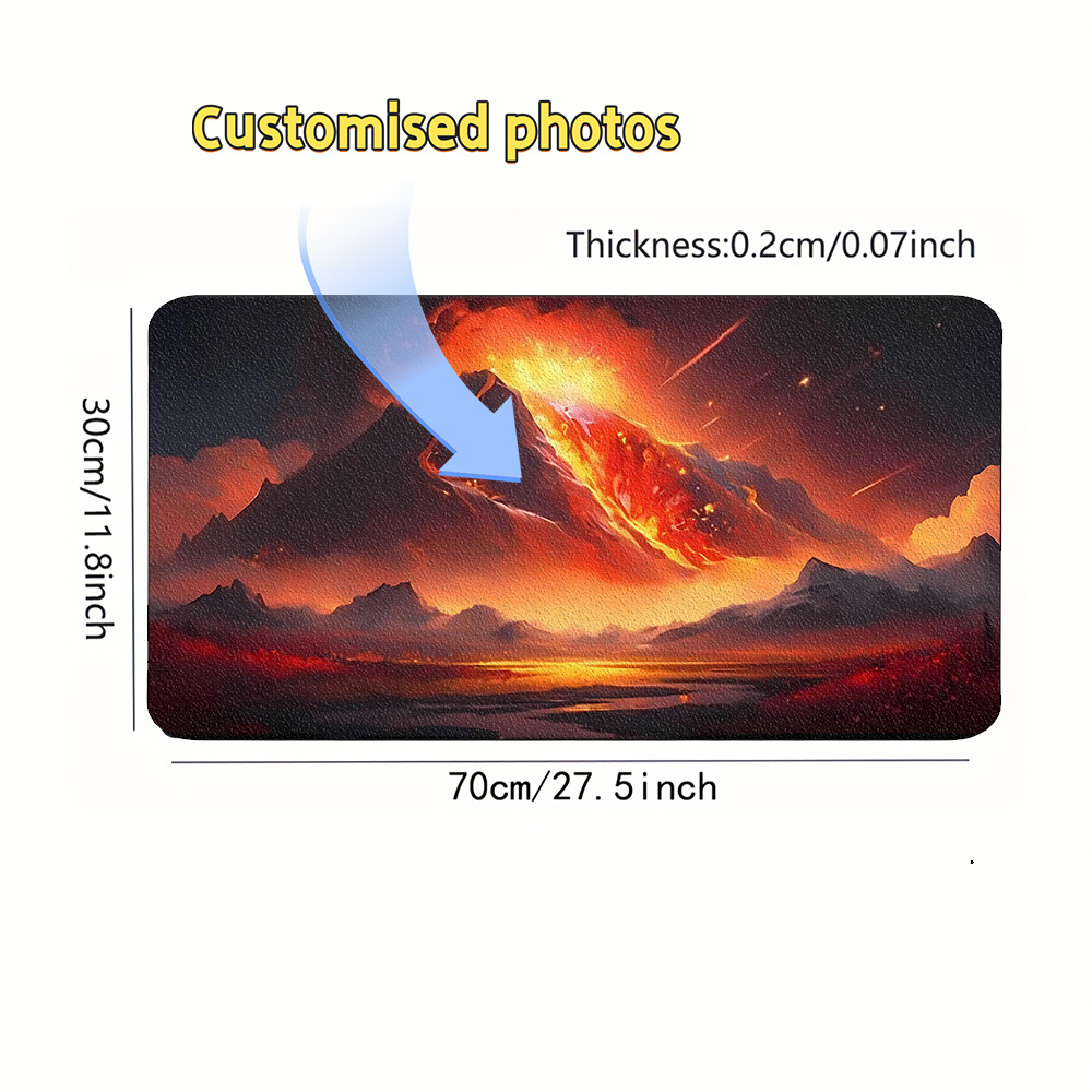 Tapis de bureau de jeu personn - Gaming Accessories Images avis et prix