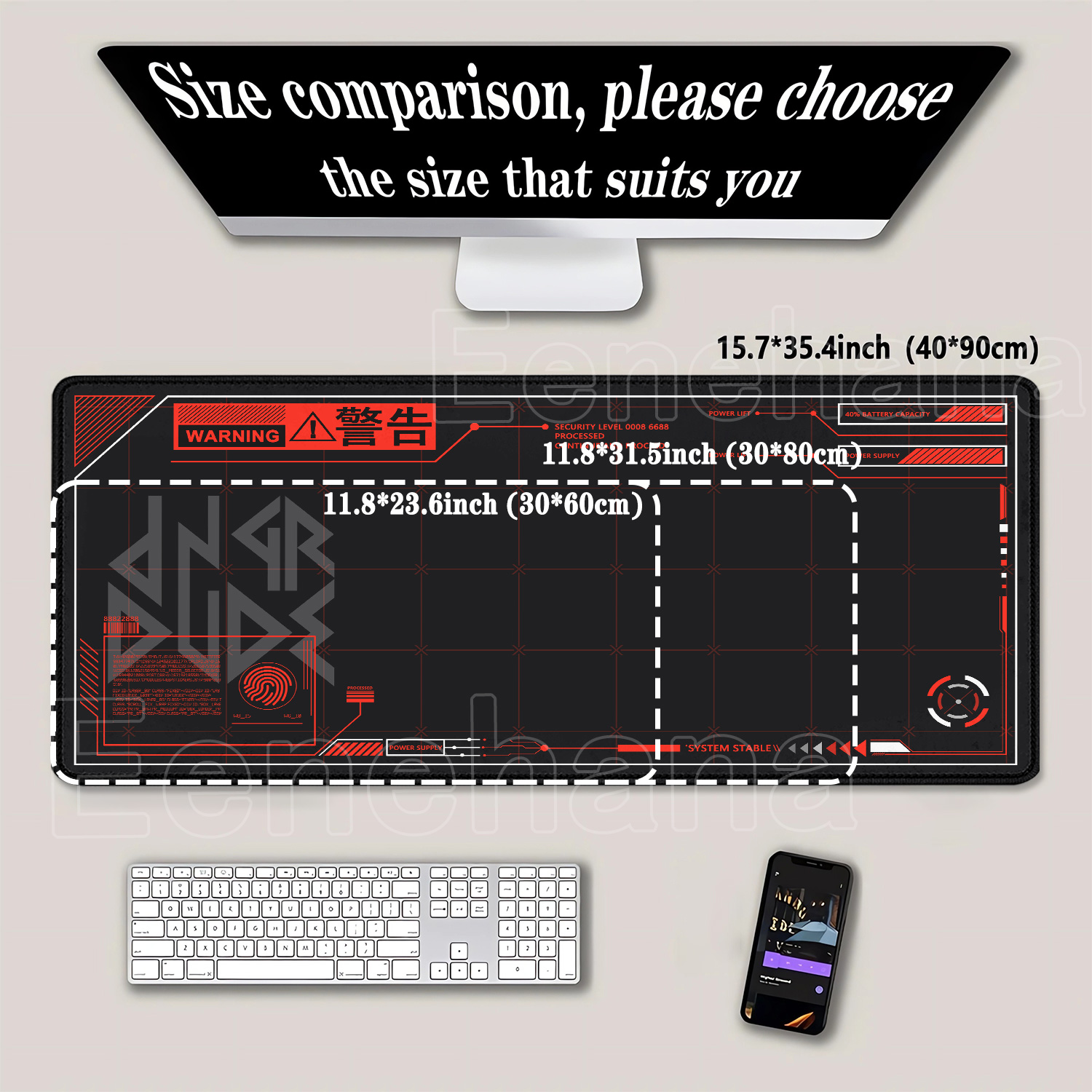 Grand tapis de souris XXL en c - Gaming Accessories Drawing avis et prix