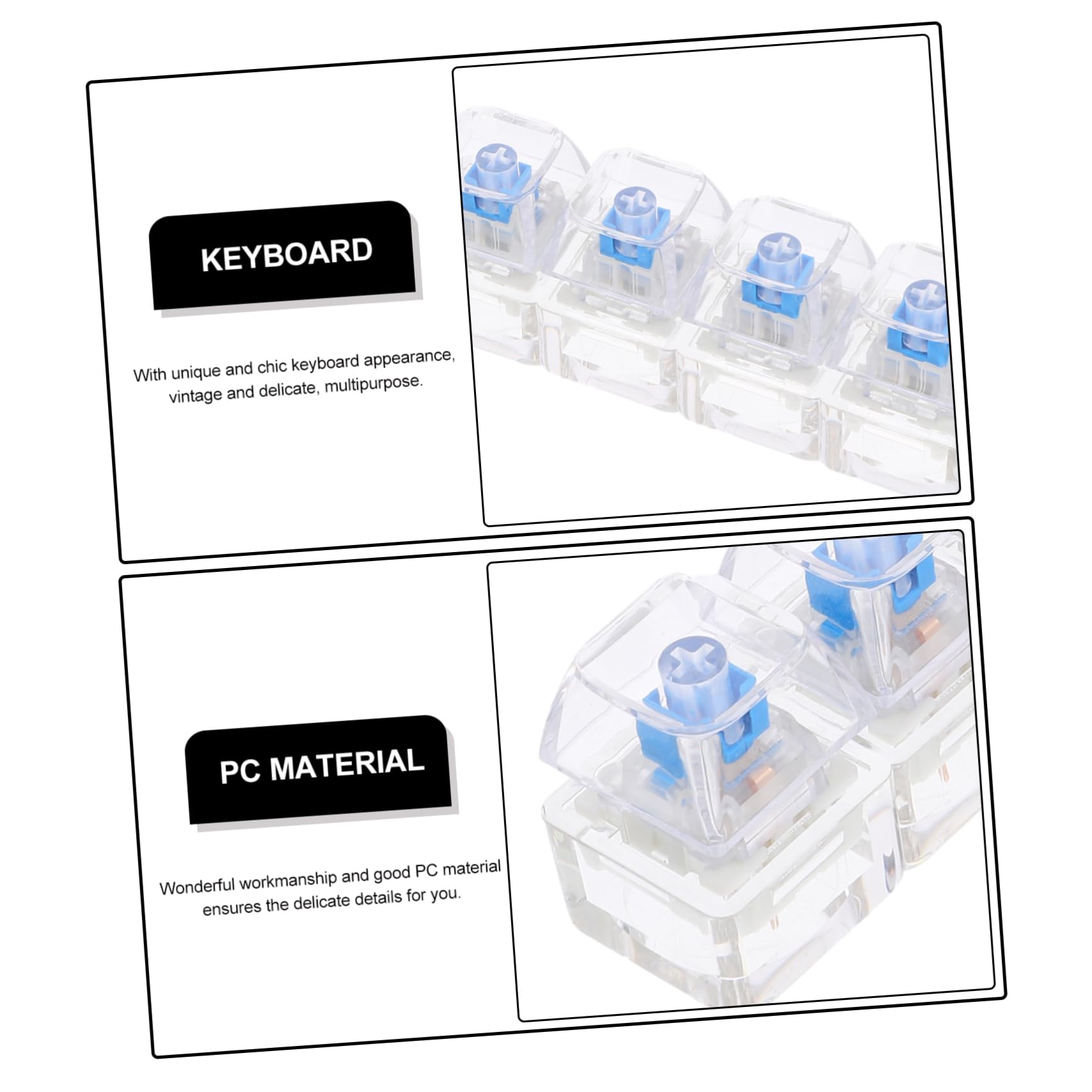 Porte-clés LED lumineux, teste - Keyboard Switch Tester avis et prix