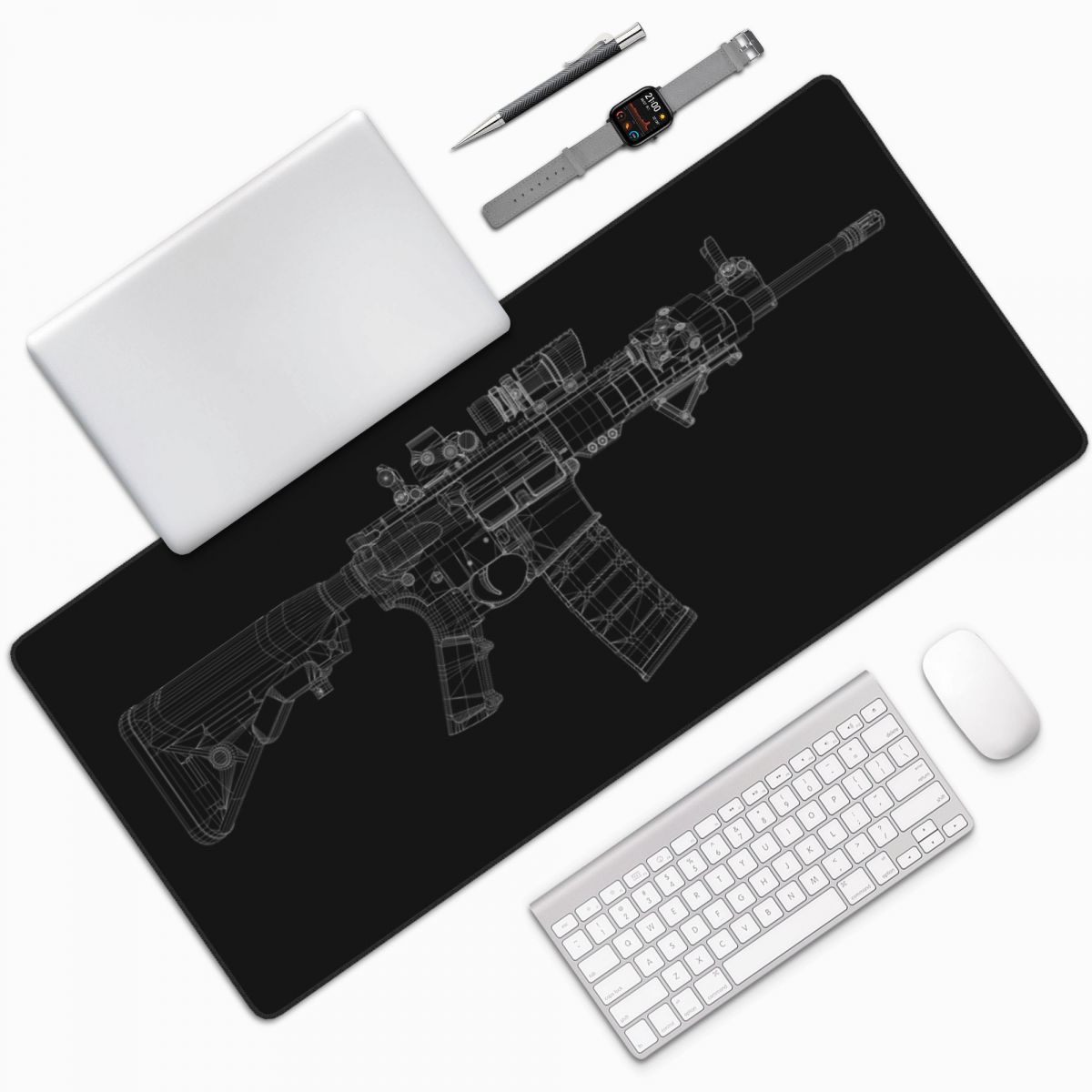 Grand tapis de souris avec des - Gaming Accessories Drawing avis et prix